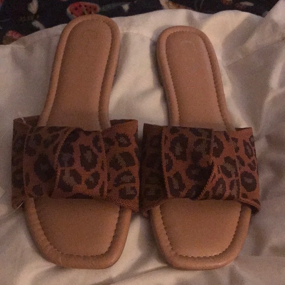 Cato Shoes - Leopard Print Sandal Sz10